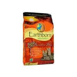 Earthborn Holistic Grain-Free Natural Dry Cat & Kitten Food -Pet Products Primitive Feline Cat Food 14 lb Bag Left Angle
