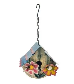 Rustic Arrow 102254 Waterdrop Design Metal Birdhouse