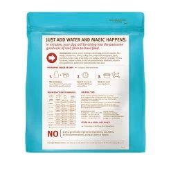 Sojos Complete Grain-Free Dog Food Mix -Pet Products SojosCompleteGrainFreeDogFoodMixTurkeyBackofBag Copy