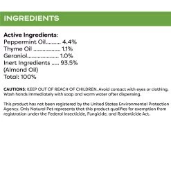 Only Natural Pet EasyDefense Herbal Squeeze-On Flea & Tick Repellent For Dogs -Pet Products Squeeze on Ingredients cdfe1802 1afe 40ba a86b 7715652c3d12