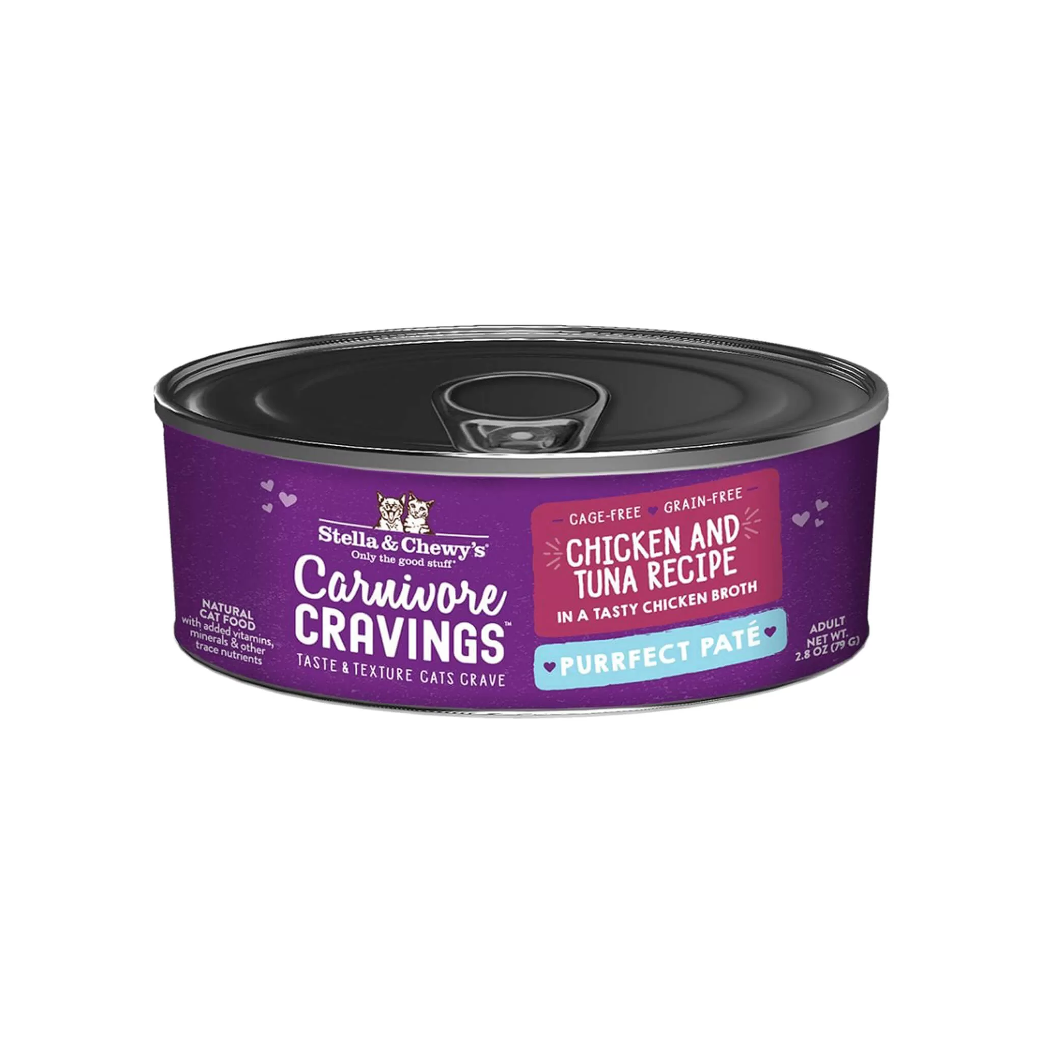 Stella & Chewy's Carnivore Cravings Purrfect Pate Chicken & Tuna Wet Cat Food 3 Stella & Chewy's Carnivore Cravings Purrfect Pate Chicken & Tuna Wet Cat Food