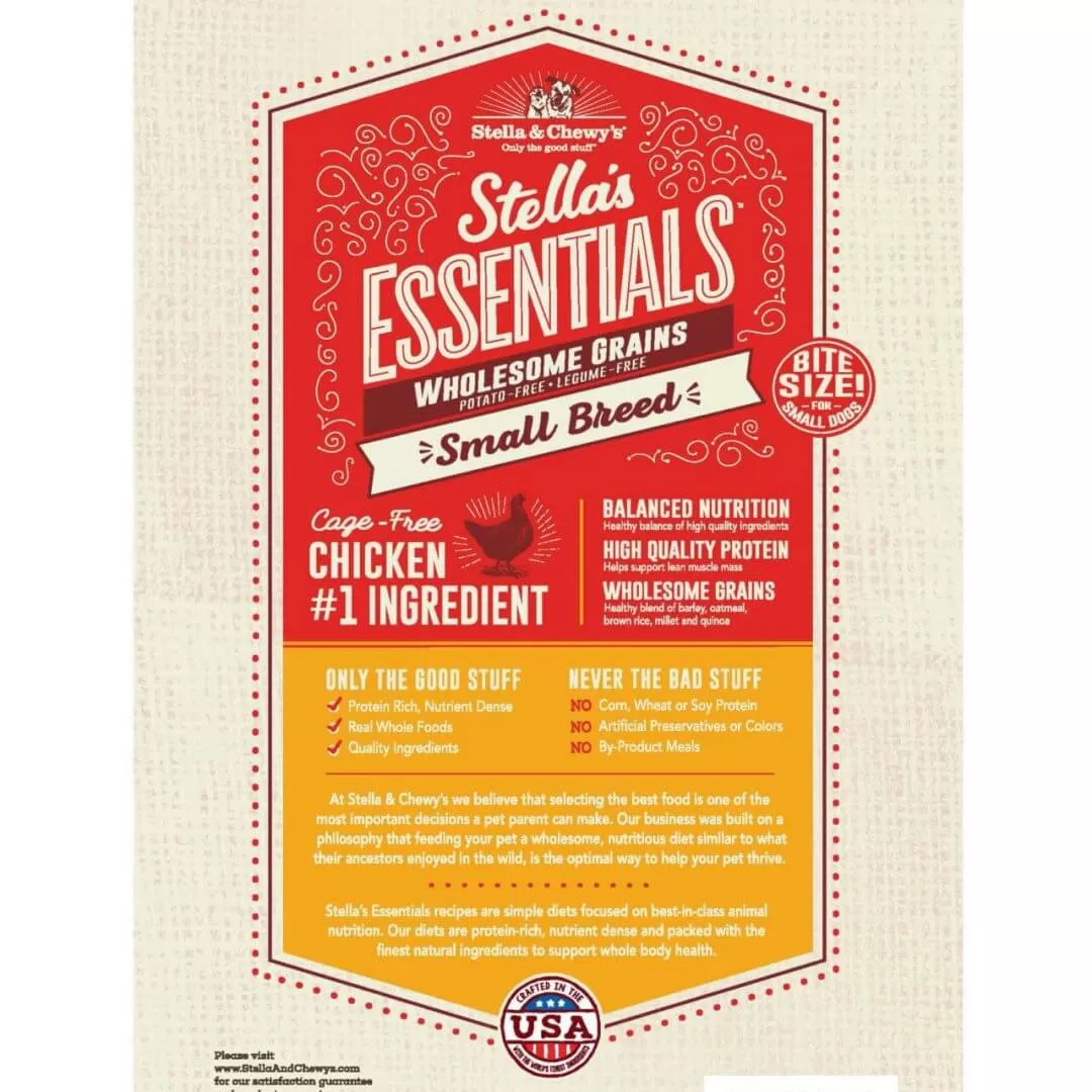 Stella & Chewy's Essentials Chicken & Ancient Grain Small Breed Dog Food 4 Stella & Chewy's Essentials Chicken & Ancient Grain Small Breed Dog Food - Image 2