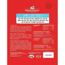 Stella & Chewy's Freeze-Dried Raw Single Ingredient Treats 32 Stella & Chewy's Freeze-Dried Raw Single Ingredient Treats -Pet Products Stella Chewy sFreeze DriedRawSingleIngredientTreatsLambLiverBackofBag