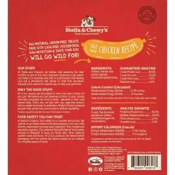Stella & Chewy's Wild Weenies Raw Freeze-Dried Dog Treats -Pet Products Stella Chewy sWildWeeniesRawFreeze DriedDogTreatsChickenRecipeBackofBag d6405d19 99f3 4d16 ae2d 42c9d97ae527