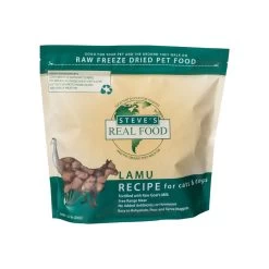 Steve's Real Food Freeze Dried Nuggets For Dogs And Cats -Pet Products Steves Real Food Freeze dried lamu 1