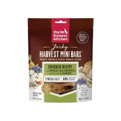 The Honest Kitchen Jerky Harvest Mini Bars 4 Oz Treats For Dogs -Pet Products THK HarvestMiniBars Chicken Front