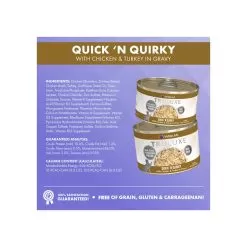 Weruva Truluxe Grain-Free Canned Cat Food -Pet Products TRULUXE QUICK N QUIRKY 3OZ V2R1 4