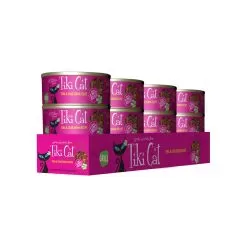 Tiki Cat Grill Canned Shredded Stew Cat Food -Pet Products TikiCat TunaCrabSurimi 2.8oz Case