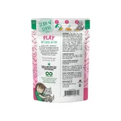 Best Feline Friend PLAY! Pate Lovers Aw Yeah Grain-Free Wet Cat Food Pouches -Pet Products TunaTurkeyTotesBack