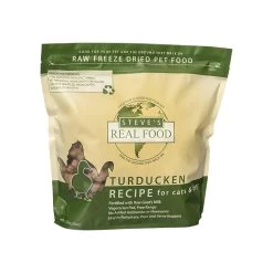 Steve's Real Food Freeze Dried Nuggets For Dogs And Cats -Pet Products Turkduckenstevesfreezedried