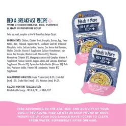 Weruva Meals 'n More Digestion Support Wet Dog Food -Pet Products WeruvaMeals nMoreDigestionSupportWetDogFoodBed BreakfastRecipe
