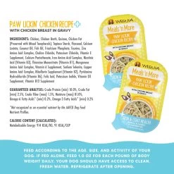 Weruva Meals 'n More Skin & Coat Wet Dog Food -Pet Products WeruvaMeals nMoreSkin CoatWetDogFoodPawLickin ChickenRecipe