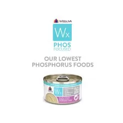 Weruva Wx Low Phosphorus Cat Food -Pet Products WeruvaWxLowPhosphorusCatFoodTilapia TunainaHydratingPureeInfographic