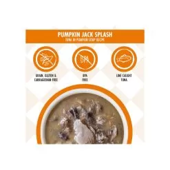Weruva Cats In The Kitchen Grain-Free Pouch Cat Food - Original -Pet Products Weruva CITK PumpkinJackSplash Infographic