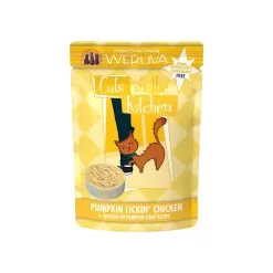Weruva Cats In The Kitchen Grain-Free Pouch Cat Food - Original -Pet Products Weruva CITK PumpkinLickinChicken Front