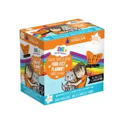 Best Feline Friend BFF Oh My Gravy! Grain-Free Wet Cat Food Pouches -Pet Products Weruva OMG ChickTurkSalmon PurrfectPlanning Box