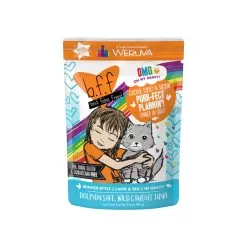 Best Feline Friend BFF Oh My Gravy! Grain-Free Wet Cat Food Pouches -Pet Products Weruva OMG ChickTurkSalmon PurrfectPlanning Front