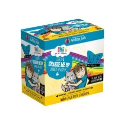 Best Feline Friend BFF Oh My Gravy! Grain-Free Wet Cat Food Pouches -Pet Products Weruva OMG Chicken ChargeMeUp Box