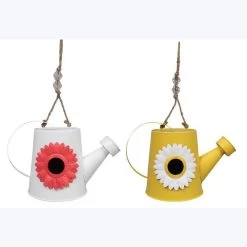 Youngs 73701 Metal Garden Flower Birdhouse, 2 Assorted Color