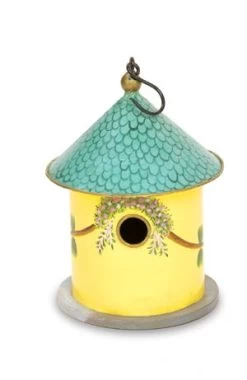 Achla BH-20 Bastion Bird House - Turquoise