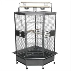 A&E Cage CC3232 Black 32 In. Large Corner Cage