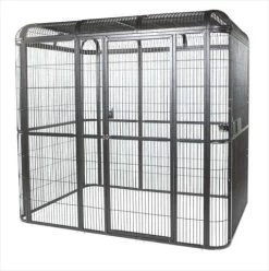 A&E Cage WI8561 Black 85 In. X 61 In. Walk In Aviary