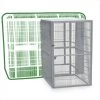 A&E Cage WI8662SD Black Side Door For 86 X 62 In. Walk In Aviary
