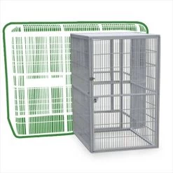 A&E Cage WI8662SD Black Side Door For 86 X 62 In. Walk In Aviary