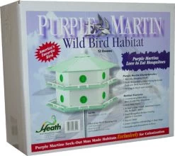 Heath Aluminum Purple Martin 12 Room Bird House