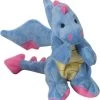 GoDog Dragons Periwinkle Chew Guard Dog Toy, Small