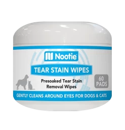 Nootie Tear Stain Wipes For Dogs & Cats, 60-count