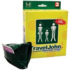 Travel John 66912 Disposable Urinals 3 Pk