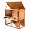 CB16189 35 In. Wooden Chicken Coop Hen House Rabbit Wood Hutch Poultry Cage Waterproof -Pet Products onlng2800