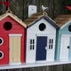 Home Bazaar HBD-2000S Brighton Beach Huts Birdhouse -Pet Products rtl42176