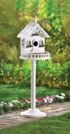 Zingz & Thingz 34320 Country Home Standing Birdhouse